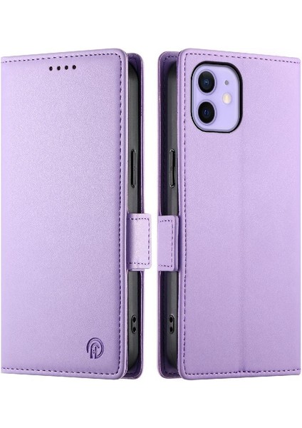 IPhone 12 Cüzdan Günlük Kullanım Için Flip Case Kart Yuvaları Flip Iş (Yurt Dışından)
