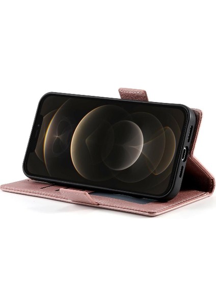 IPhone 12 Için Flip Case Pro Max Günlük Kullanım Flip Cüzdan Kartvizit Yuvaları (Yurt Dışından)