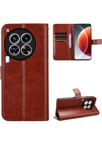Tecno Camon 30 Premier 5g Kart Tutucu Manyetik Cüzdan Kapak Çevirin (Yurt Dışından)