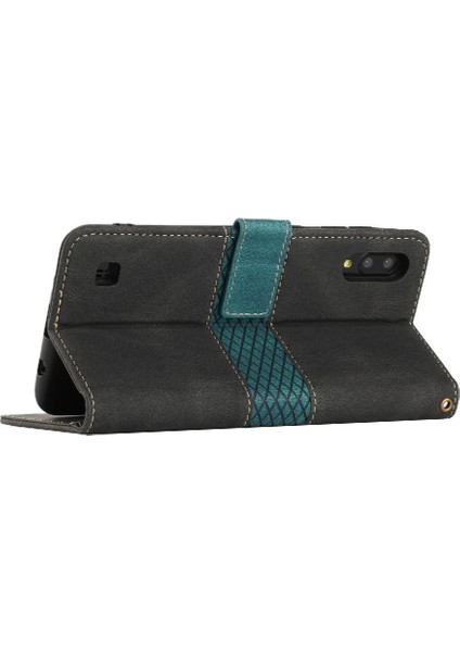 Samsung Galaxy A10 Kickstand Manyetik Kapatma Bilek Kayışı Için Cüzdan Kılıf (Yurt Dışından) indirimleri