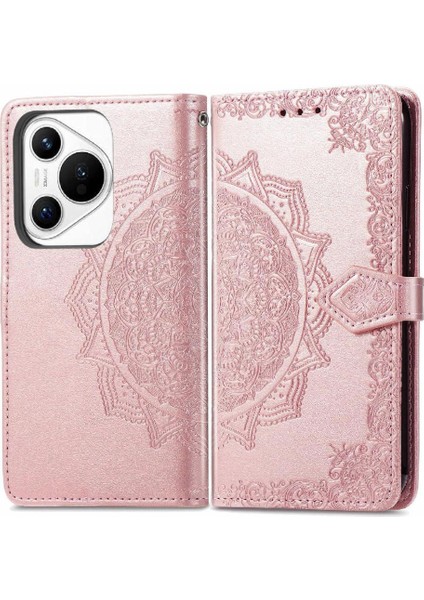 Huawei Pura 70 Flip Kapak Için Flip Case Basit Iş Zarif Desen (Yurt Dışından)
