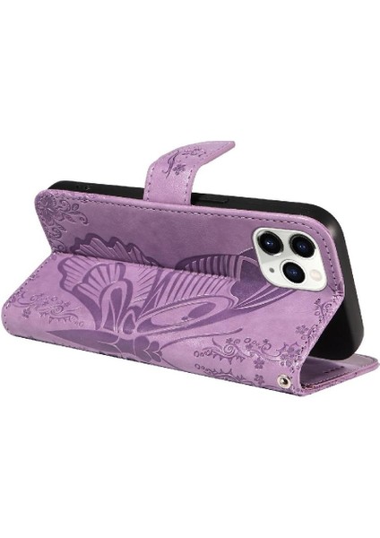 Kredi Kartı Yuvası ile IPhone 11 Pro Max Için Flip Case Ayrılabilir El Yüksek (Yurt Dışından)
