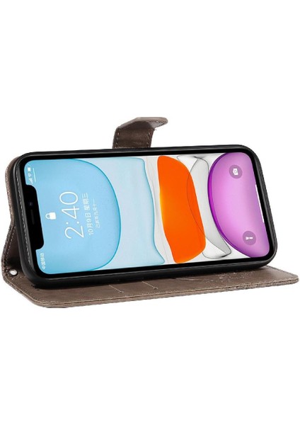 IPhone 11 Için Flip Case Kredi Kartı Yuvası ile Ayrılabilir El Kayışı Yüksek (Yurt Dışından) modelleri