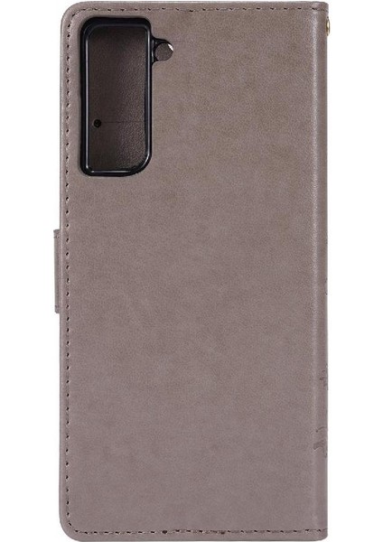 Samsung Galaxy S21 Için Kickstand Durumda Kart Tutucu Manyetik Kapatma Pu (Yurt Dışından) modelleri