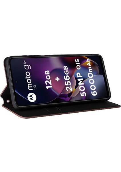 Motorola Moto G54 5g Pu Deri Kart Yuvaları Tutucu Manyetik 3D (Yurt Dışından) fiyatları