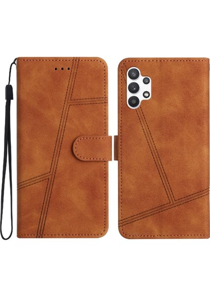 Samsung Galaxy A32 5g Flip Folio Tam Koruma Cüzdan Pu Için Flip Case (Yurt Dışından)