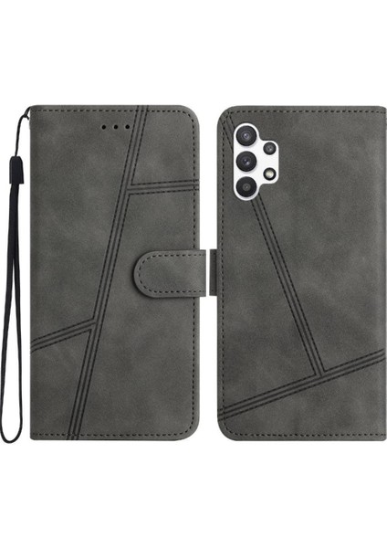 Samsung Galaxy A32 5g Flip Folio Tam Koruma Cüzdan Pu Için Flip Case (Yurt Dışından)