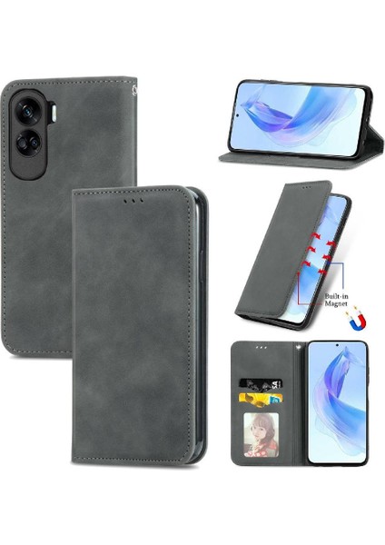 Onur 90 Lite Için Flip Case Basit Iş Deri Kılıf Darbeye Çevir (Yurt Dışından)
