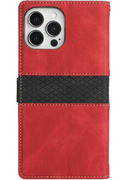 IPhone 13 Için Cüzdan Durumda Pro Max Çizilmeye Dayanıklı Kickstand Manyetik (Yurt Dışından)