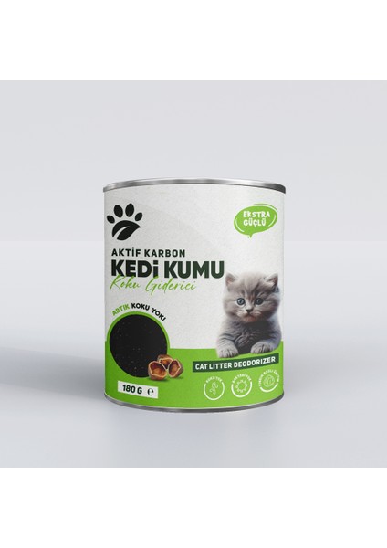 Kedi Kumu Koku Giderici Aktif Karbon 180 gr