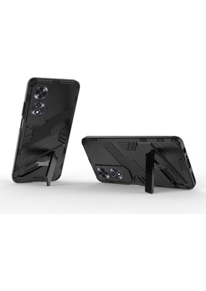 Oppo A60 4g Koruyucu Kapak Için Kılıf Kickstand Sağlam Askeri (Yurt Dışından)