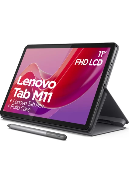 Tab M11 4GB 128GB 11" 4G LTE + Kılıf + Kalem ZADB0041TR