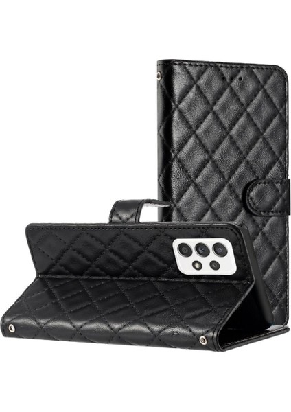 Samsung Galaxy Için Flip Case A52S 5g Kickstand Manyetik Folio Pu Deri (Yurt Dışından)