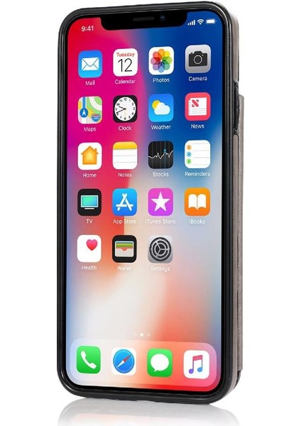 IPhone Xr Desen Çiçek Çift Düğmeler Için Kart Tutucu Kılıf ile Cüzdan (Yurt Dışından) indirimleri
