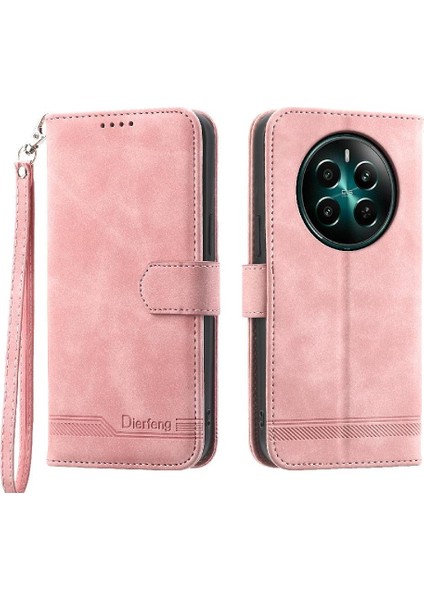 Realme 12 Artı Manyetik Kapatma Kart Yuvaları Için Flip Case Bileklik Nakit (Yurt Dışından) fiyatları