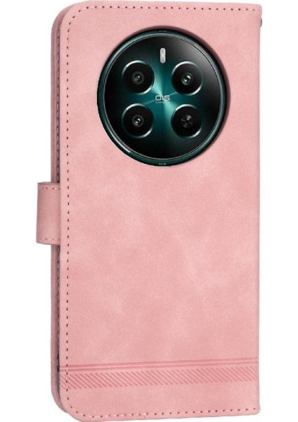 Realme 12 Artı Manyetik Kapatma Kart Yuvaları Için Flip Case Bileklik Nakit (Yurt Dışından) fırsatları