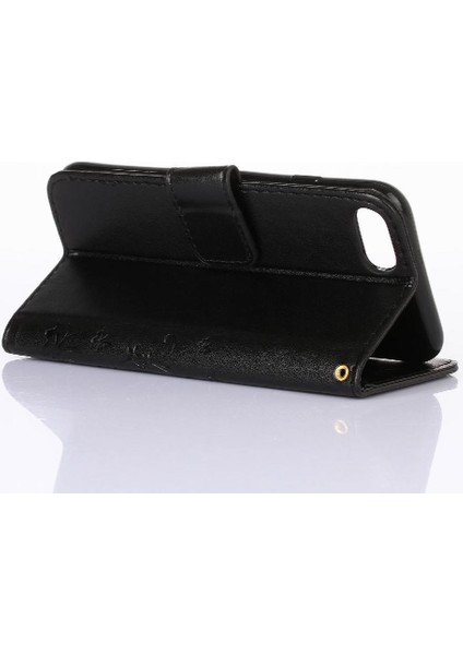 IPhone 7 Için Kickstand Durumda Kart Tutucu Pu Deri Manyetik Kapatma (Yurt Dışından) modelleri