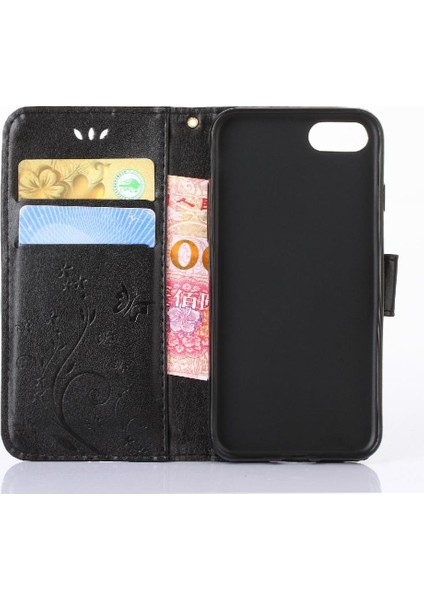 IPhone 7 Için Kickstand Durumda Kart Tutucu Pu Deri Manyetik Kapatma (Yurt Dışından) indirimleri