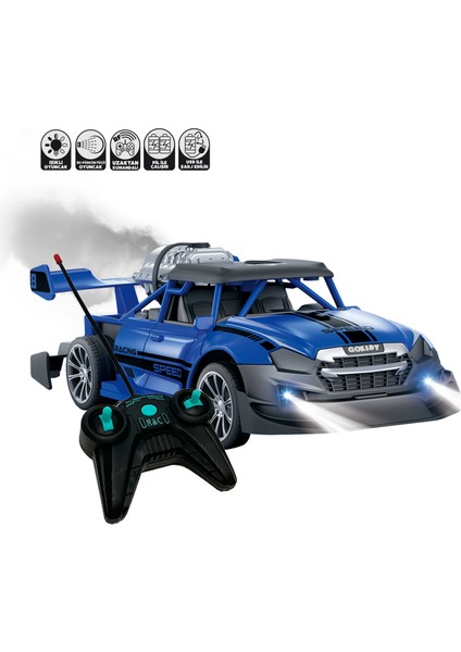 Spray Fonksiyonlu Işıklı Şarj Edilebilir Uzaktan Kumandalı Araba Rc Araba
