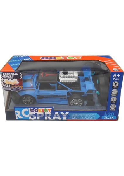 Spray Fonksiyonlu Işıklı Şarj Edilebilir Uzaktan Kumandalı Araba Rc Araba fiyatları