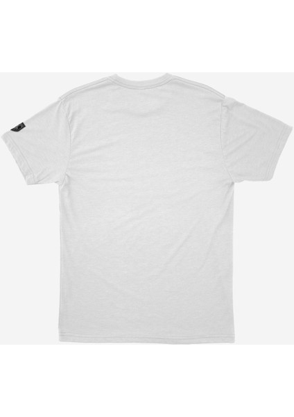 Atatürk Görseli Baskılı Ekru Basic T-Shirt