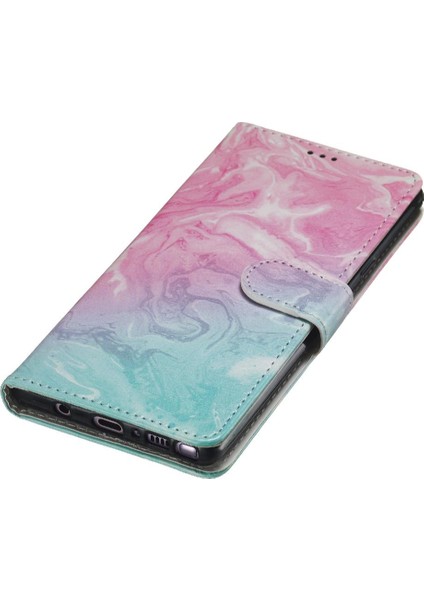 Samsung Galaxy Not 9 Için Flip Case Tam Koruma Manyetik Kart Yuvaları Pu (Yurt Dışından)