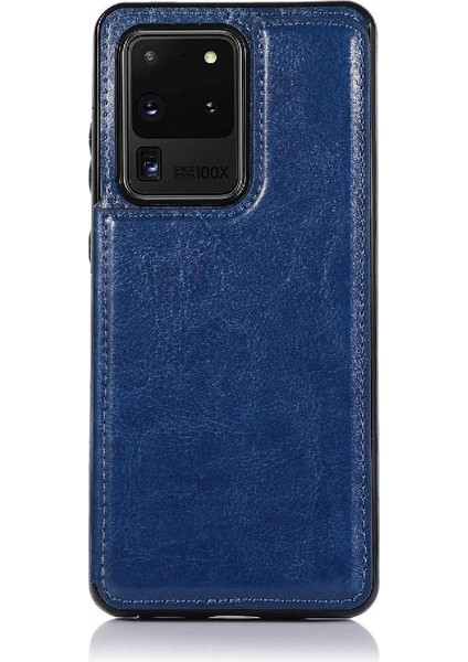 Kart Pu ile Samsung Galaxy S20 Ultra Kickstand Kart Yuvaları Için Cüzdan Kılıf (Yurt Dışından) fırsatları