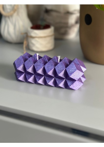 Chemdle Geormetrik Dekoratif Mum