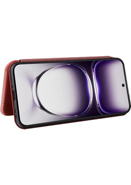 Oppo Oppo 12 5g Manyetik Karbon Fiber Tam Koruma Flip Case Için Flip Case (Yurt Dışından) fiyatları