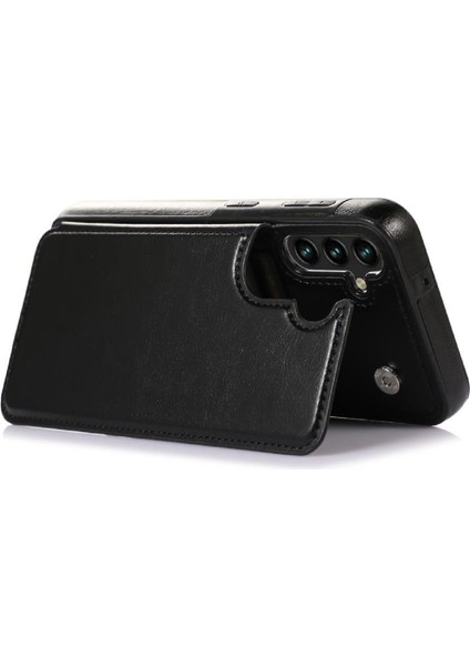 Kart Tutucu Kickstand Çift ile Samsung Galaxy S23 Fe 5g Için Cüzdan Kılıf (Yurt Dışından)