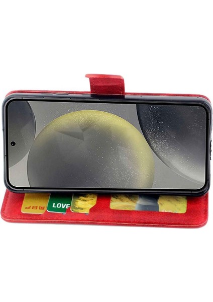 Samsung Galaxy S24 Için Filp Durumda Tam Koruma Kartı Tutucu Kickstand Pu (Yurt Dışından) fiyatları