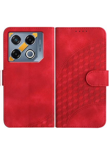 Infinix Gt 20 Pro Flip Iş Için Flip Case Geometrik Desen Pu Deri (Yurt Dışından)