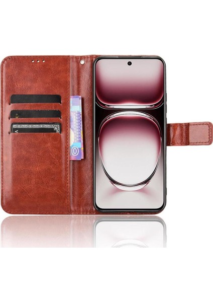 Oppo Oppo 12 Pro 5g Için Kılıf Cüzdan Manyetik Kapak Çevirin Kart Tutucu (Yurt Dışından) modelleri