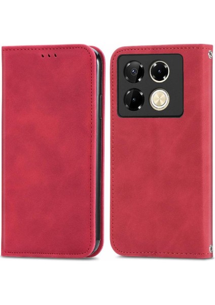 Infinix Not 40 Pro 4g Için Flip Case Kapak Cüzdan Deri Kılıf (Yurt Dışından)