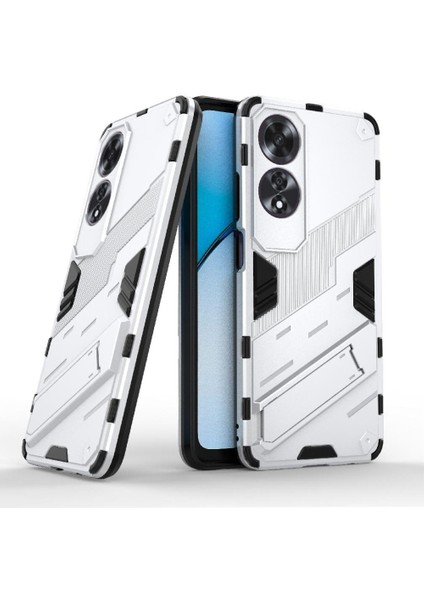 Oppo A60 4g Koruyucu Kapak Için Kılıf Kickstand Sağlam Askeri (Yurt Dışından)