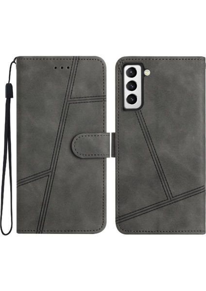 Samsung Galaxy S21 Için Flip Case Cüzdan Pu Deri Kart Yuvaları Tutucu Çevirin (Yurt Dışından)