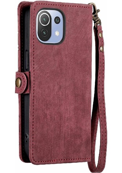 Xiaomi 11 Lite Için Flip Case Basit Iş Cüzdan Deri Kılıf Flip (Yurt Dışından) fırsatları