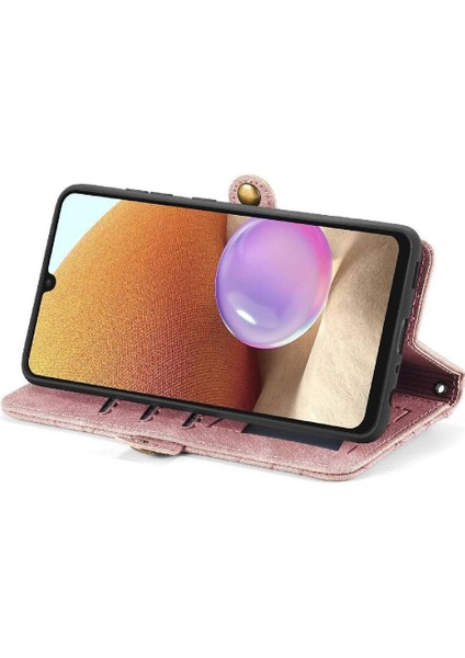 Samsung Galaxy A32 4g Için Flip Case Cüzdan Darbeye Kapak Kapak Deri (Yurt Dışından) modelleri