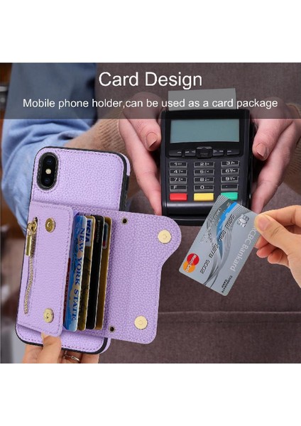 IPhone Xs Max Mini Sırt Çantası Uzun Kayış Kart Yuvaları Hafif (Yurt Dışından) indirimleri