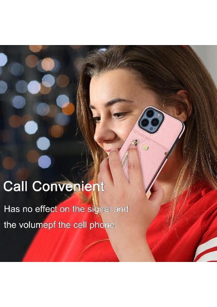 IPhone 13 Için Kılıf Pro Max Mini Sırt Çantası Büyük Kapasiteli Kart Yuvaları Uzun (Yurt Dışından)