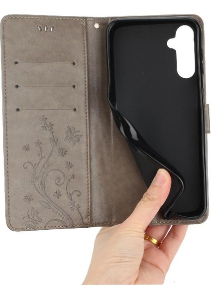 Samsung Galaxy Filp Kart Tutucu Için Kickstand Durumda Bilek Kayışı Pu (Yurt Dışından) modelleri