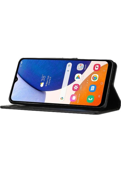 Samsung Galaxy A15 Için Filp Durumda 5g Pu Deri Kart Tutucu Kickstand Bilek (Yurt Dışından)