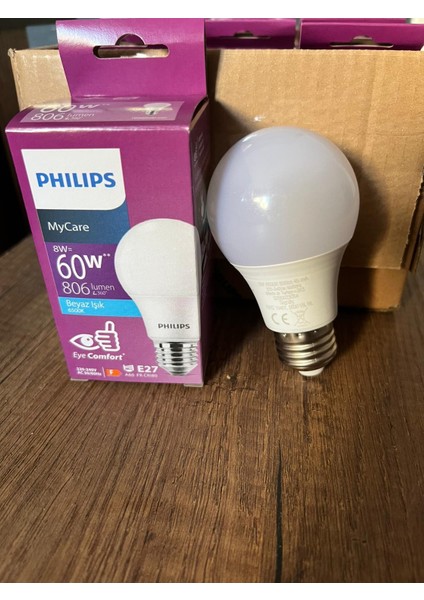 8W Led Ampül 806 Lümen 60W