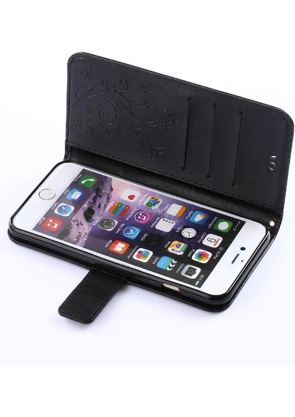 IPhone 6 Bilek Kayışı Manyetik Kapatma Kart Tutucu Kickstand Için Filp Durumda (Yurt Dışından) modelleri