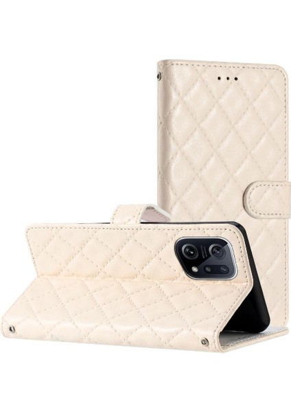 Oppo Bulmak Için Flip Case X5 Kickstand Manyetik Folio Pu Deri Cüzdan Kart (Yurt Dışından)