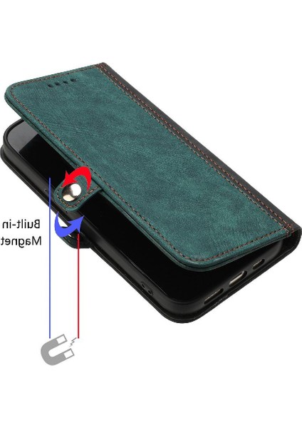 Huawei Pura 70 Pro Için Kickstand Koruyucu Cüzdan Pu Deri Kapatma (Yurt Dışından)