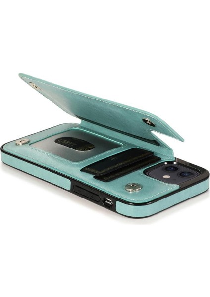 IPhone 12 Desen Çiçek Pu Deri Flip Için Kart Tutucu Kılıf ile Cüzdan (Yurt Dışından) fırsatları