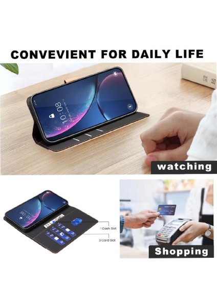 IPhone 11 Pro Max Rfıd Engelleme Kickstand Kart Yuvaları Tutucu Için Flip Case (Yurt Dışından)