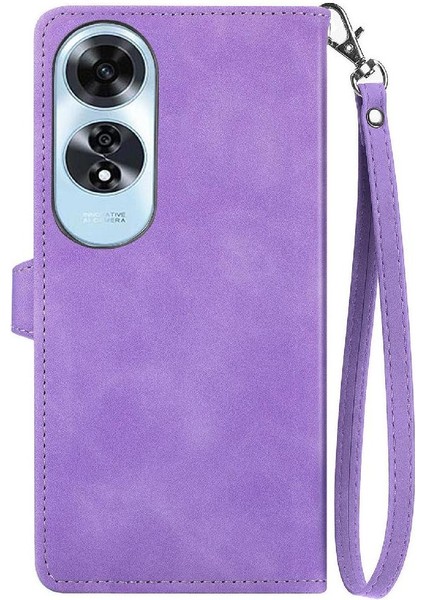 Oppo A60 4g Flip Fermuar Tarzı Iş Cüzdan Çoklu Kart Için Flip Case (Yurt Dışından)