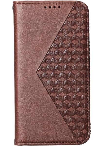 Samsung Galaxy Flip Eşkenar Dörtgen Şekli El Kayışı Cüzdan Günlük Kullanım Için Flip Case (Yurt Dışından)